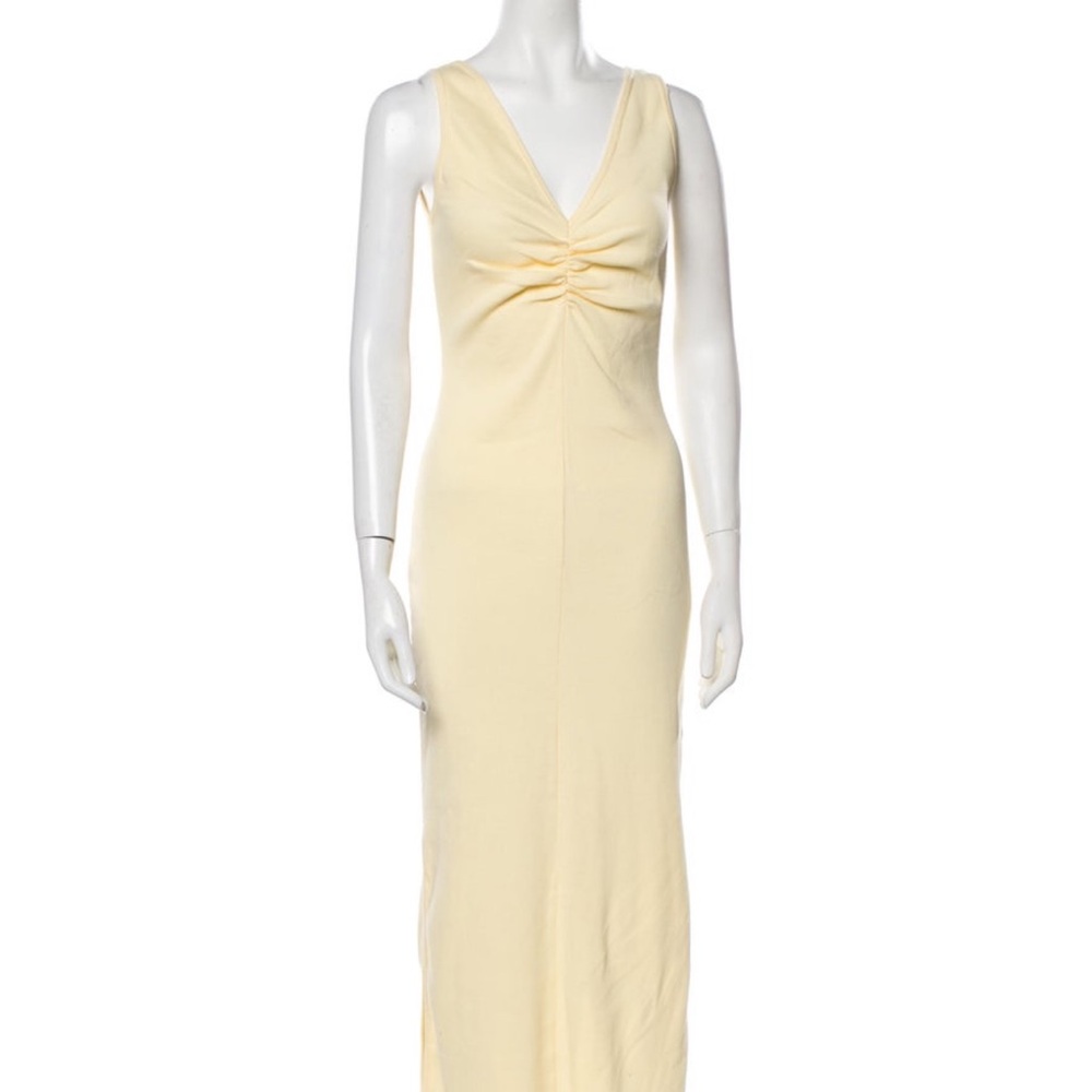 MM6 Maison Margiela V neck dress